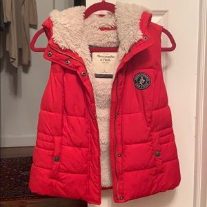 Abercrombie & Fitch Red Vest